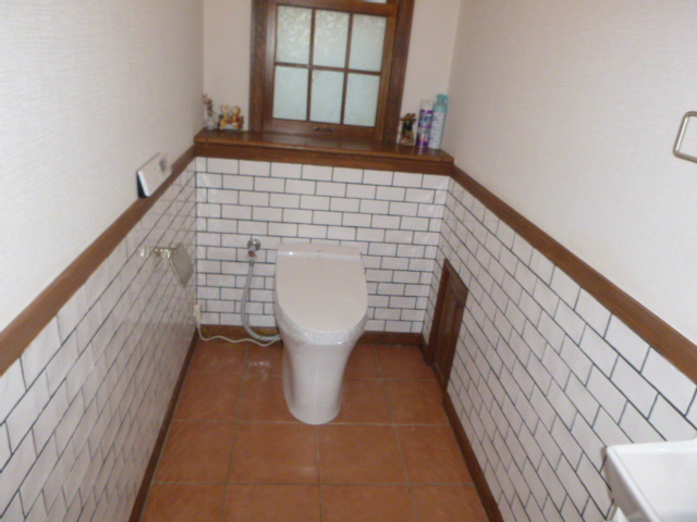 トイレ施工後